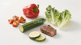新鲜食材组合展示