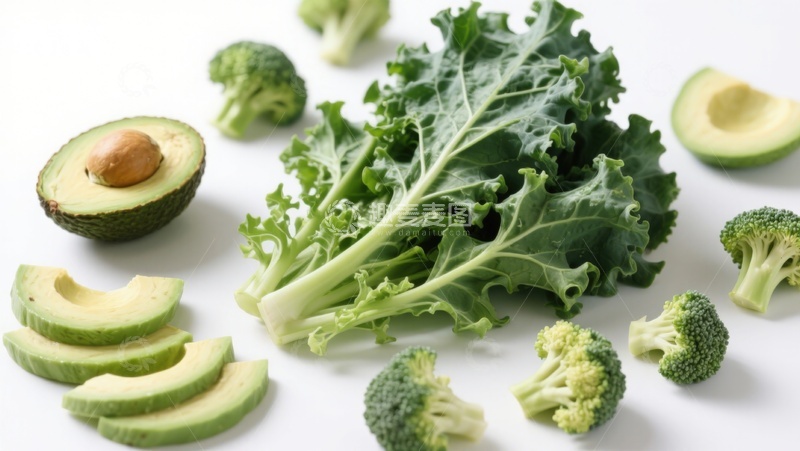 高清大图下载【趣麦麦图】新鲜蔬菜与牛油果摆拍