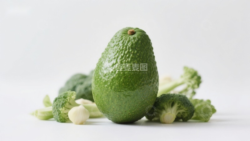 高清大图下载【趣麦麦图】牛油果与西兰花静物