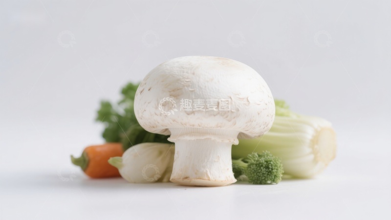 高清大图下载【趣麦麦图】新鲜蔬菜与蘑菇静物