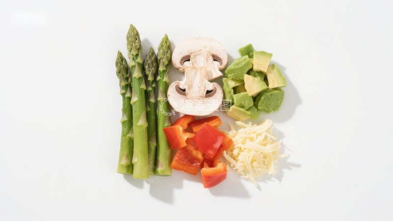 高清大图下载【趣麦麦图】新鲜蔬菜食材组合