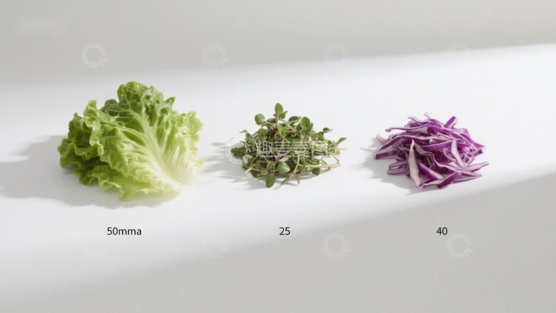 高清大图下载【趣麦麦图】三种蔬菜的排列展示