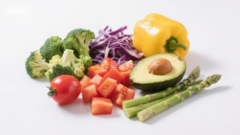 高清大图下载【趣麦麦图】新鲜蔬菜食材组合