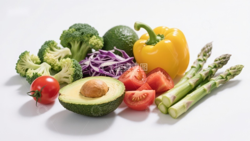 高清大图下载【趣麦麦图】新鲜蔬菜与水果组合