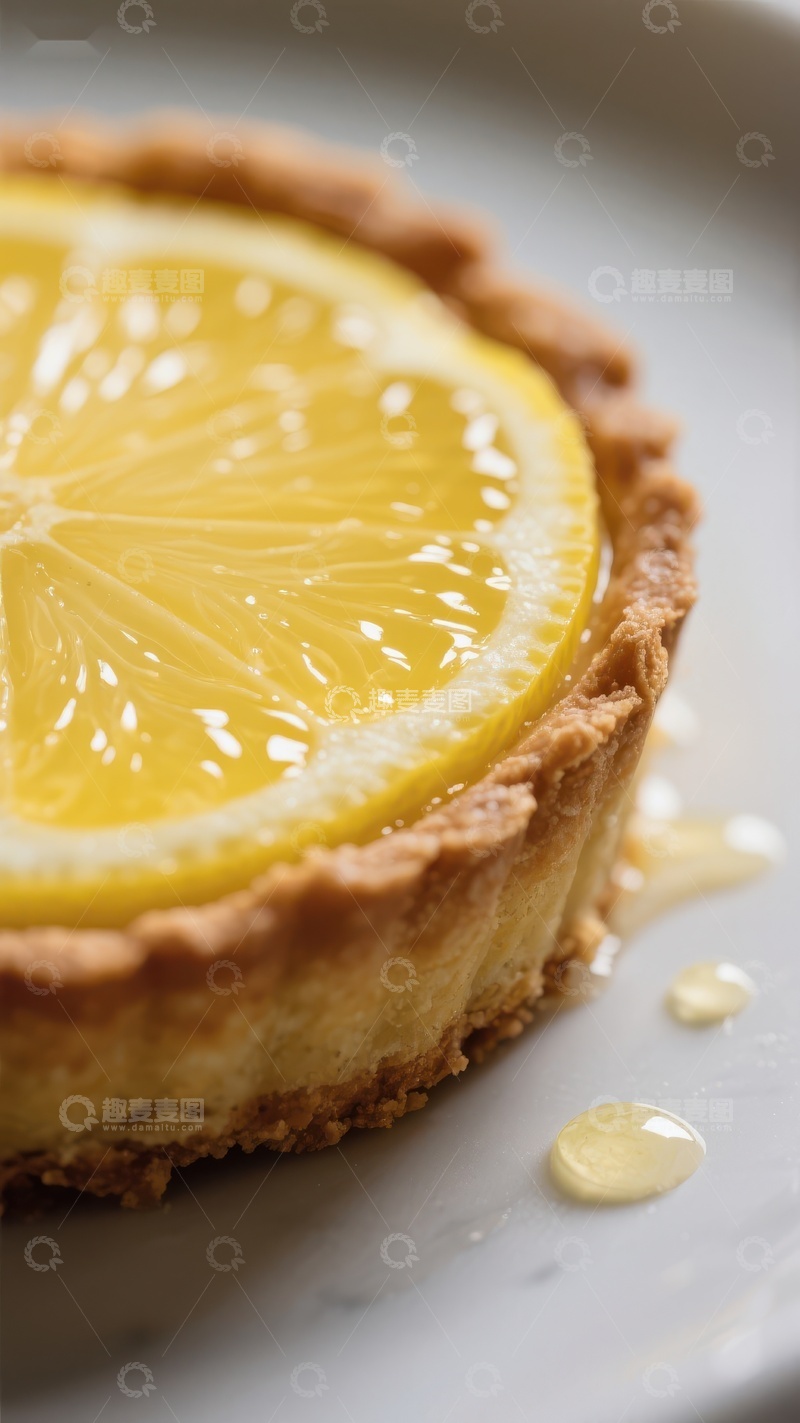 高清大图下载【趣麦麦图】柠檬挞特，蜂蜜点缀