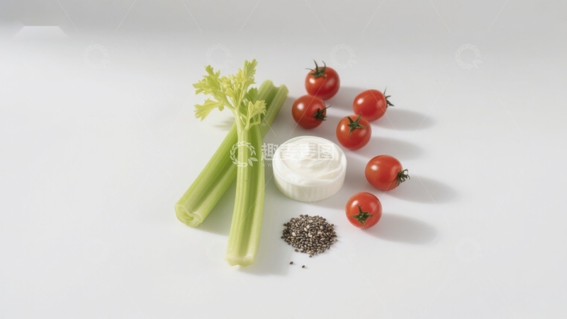 高清大图下载【趣麦麦图】蔬菜与调味品静物摆拍