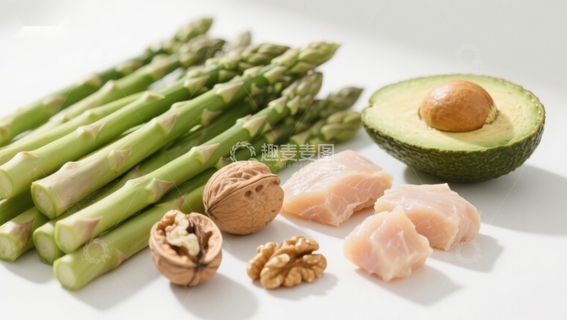 高清大图下载【趣麦麦图】新鲜食材组合展示