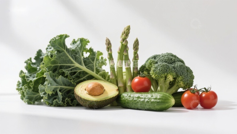 高清大图下载【趣麦麦图】新鲜蔬菜组合展示