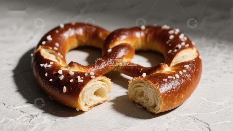 高清大图下载【趣麦麦图】酥脆椒盐卷饼特写