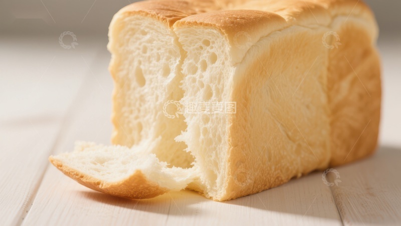 高清大图下载【趣麦麦图】新鲜出炉的面包切片