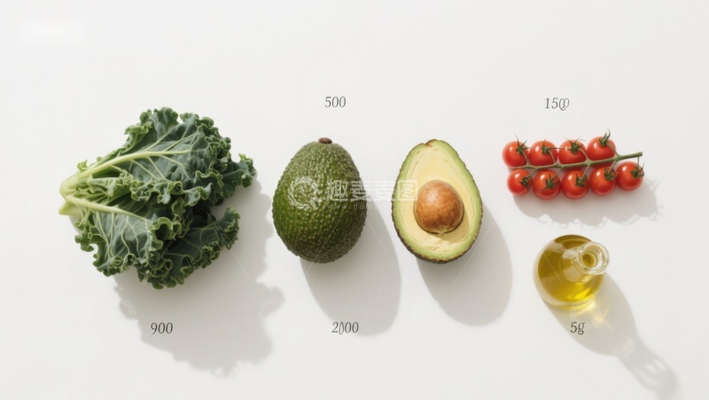 高清大图下载【趣麦麦图】新鲜蔬菜与健康食材展示