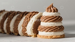 奶油巧克力夹心蛋糕卷