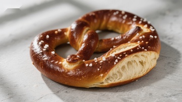 金黄酥脆的椒盐软 Pretzel