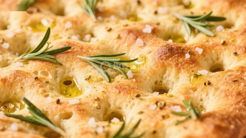 高清大图下载【趣麦麦图】香草橄榄油面包特写