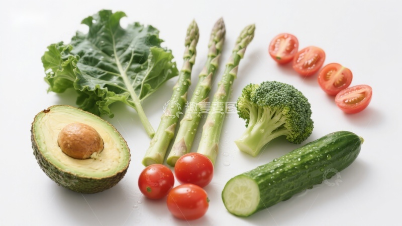 高清大图下载【趣麦麦图】新鲜蔬菜与水果组合