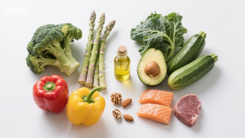 高清大图下载【趣麦麦图】新鲜食材组合展示