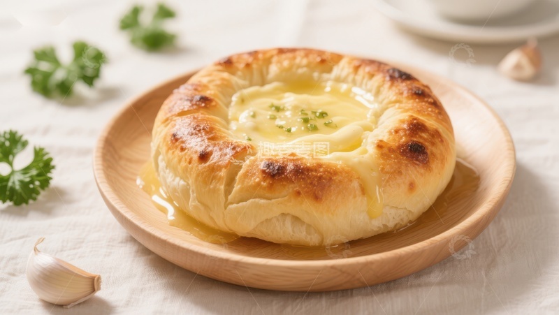 高清大图下载【趣麦麦图】芝士面包配香草黄油