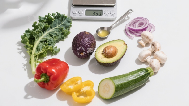 高清大图下载【趣麦麦图】-新鲜蔬菜与食材摆拍
