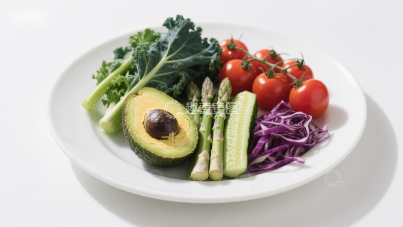 高清大图下载【趣麦麦图】新鲜蔬菜水果拼盘