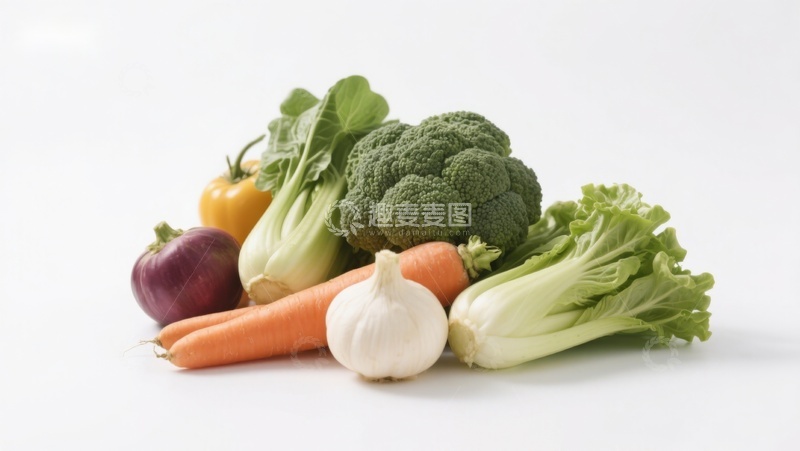 高清大图下载【趣麦麦图】新鲜蔬菜组合展示