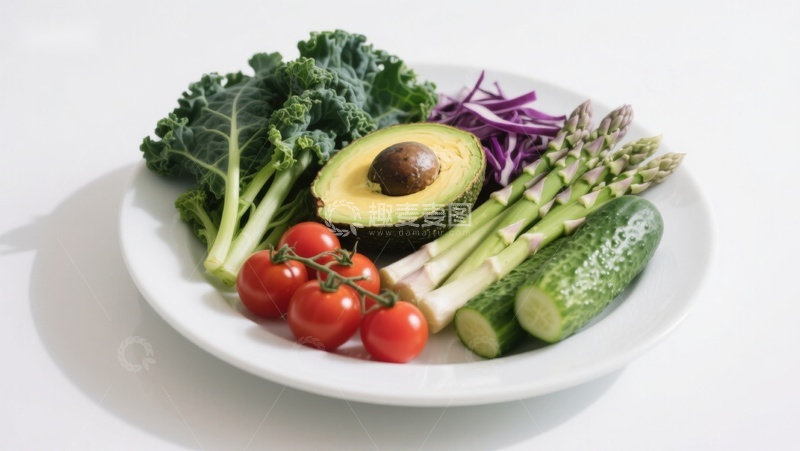 高清大图下载【趣麦麦图】新鲜蔬菜水果拼盘