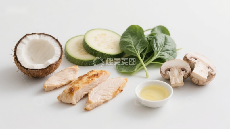 高清大图下载【趣麦麦图】健康食材组合展示