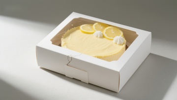 柠檬芝士蛋糕，清新美味