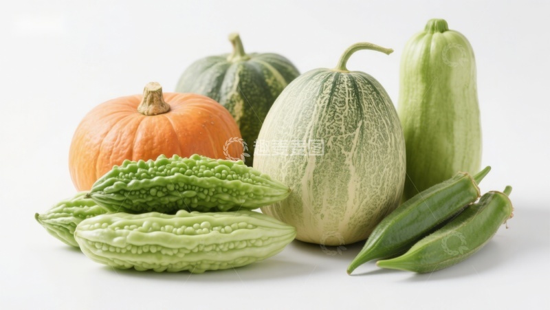 高清大图下载【趣麦麦图】多种瓜类蔬菜静物展示