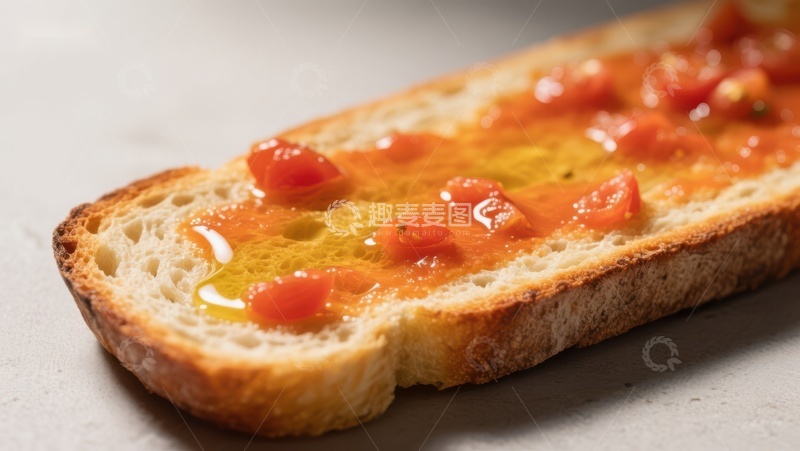 高清大图下载【趣麦麦图】番茄橄榄油烤面包