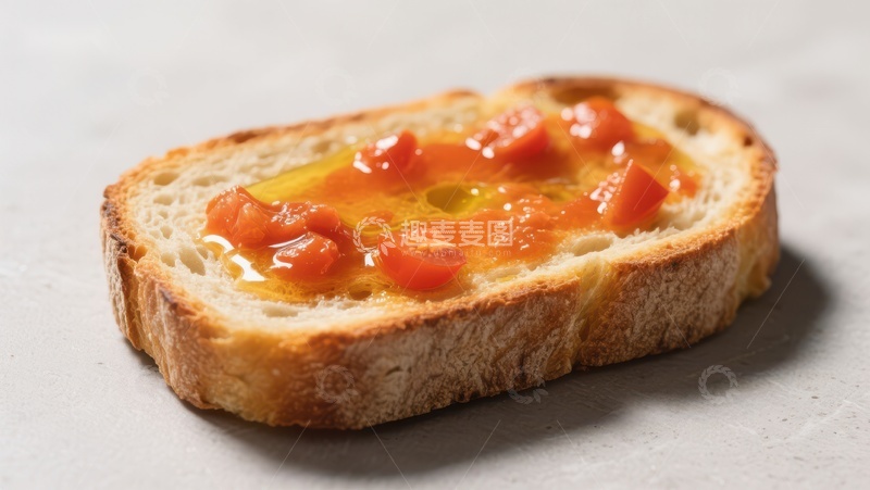 高清大图下载【趣麦麦图】番茄橄榄油烤面包片