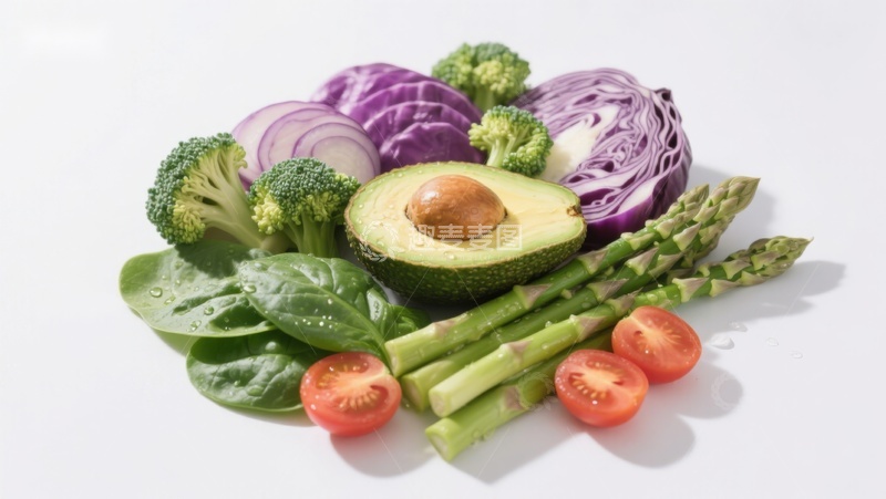 高清大图下载【趣麦麦图】新鲜蔬菜与水果组合