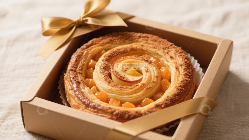 高清大图下载【趣麦麦图】精美苹果派礼盒