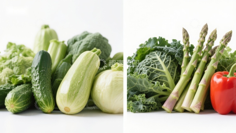高清大图下载【趣麦麦图】新鲜蔬菜组合展示
