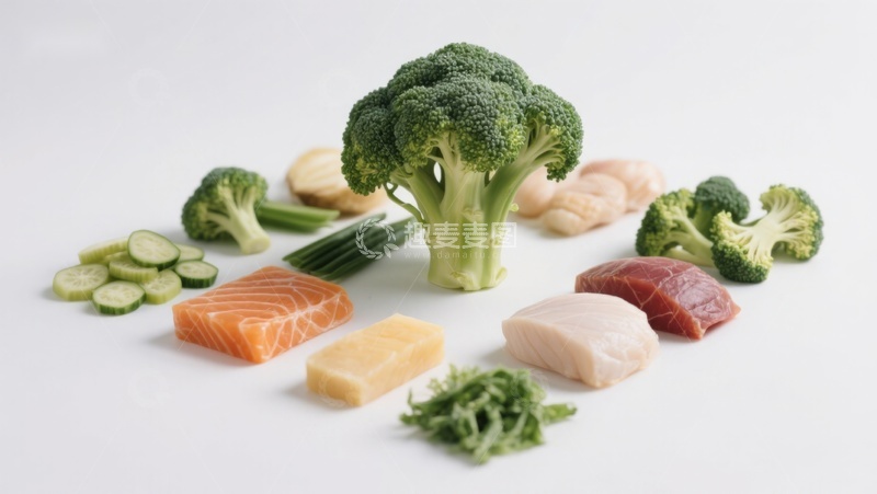 高清大图下载【趣麦麦图】新鲜食材组合展示