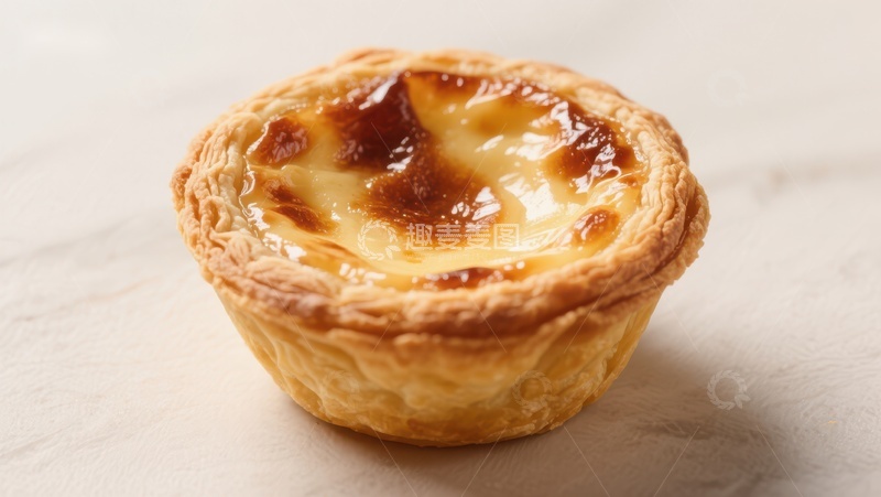 高清大图下载【趣麦麦图】-金黄蛋挞，香甜诱人