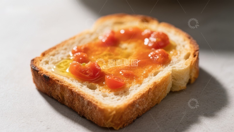 高清大图下载【趣麦麦图】番茄酱烤面包片