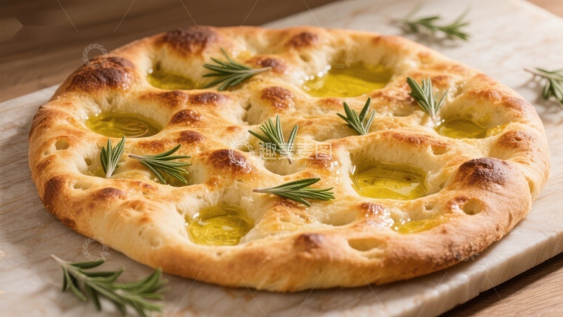 高清大图下载【趣麦麦图】香草橄榄油面包