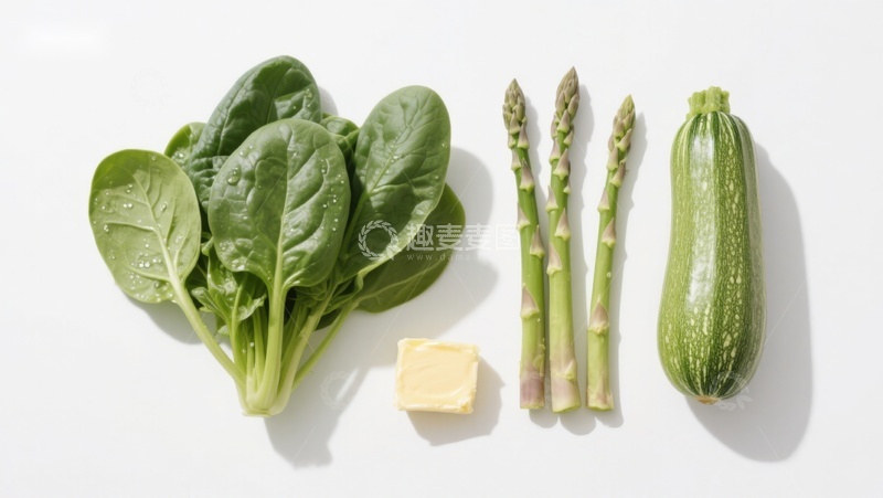 高清大图下载【趣麦麦图】新鲜蔬菜与黄油摆拍