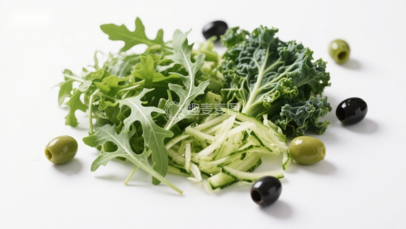 高清大图下载【趣麦麦图】新鲜蔬菜与橄榄组合