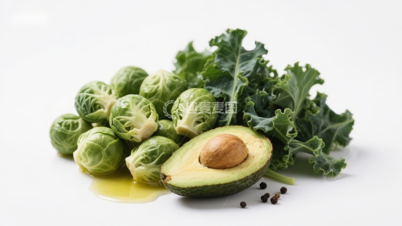 高清大图下载【趣麦麦图】新鲜蔬菜与牛油果组合