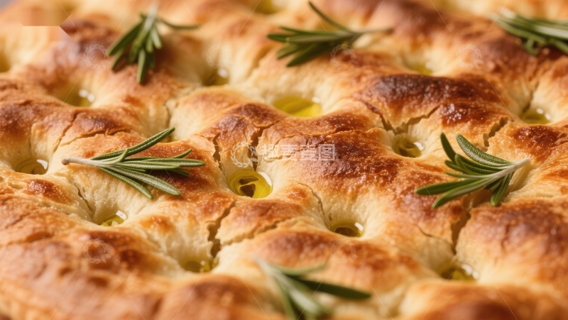 高清大图下载【趣麦麦图】香草橄榄油面包特写