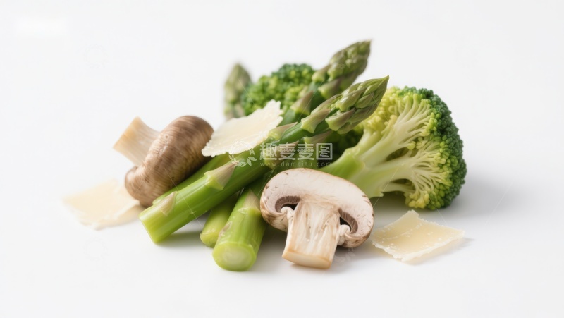 高清大图下载【趣麦麦图】新鲜蔬菜与菌菇组合