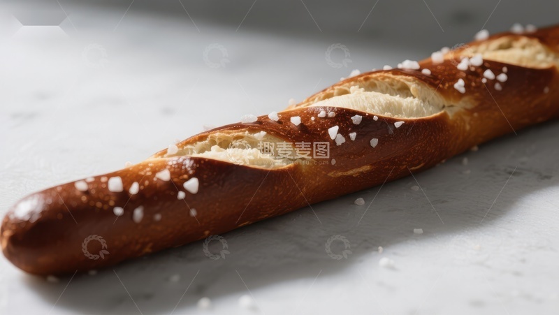高清大图下载【趣麦麦图】新鲜出炉的法式长棍面包