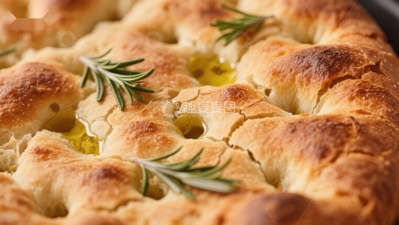 高清大图下载【趣麦麦图】香草橄榄油面包