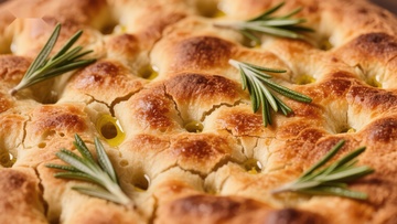 香草橄榄油烤面包