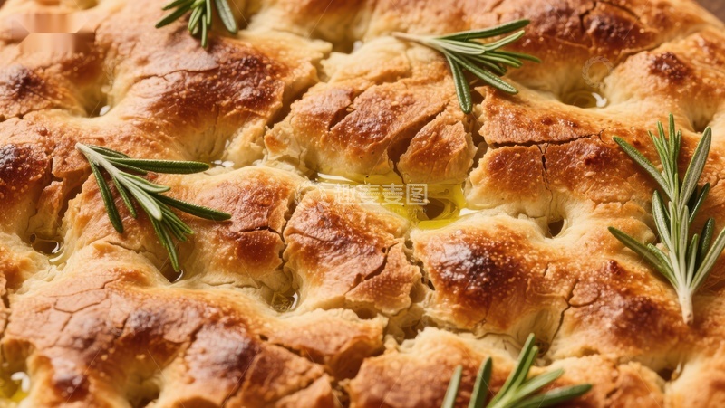 高清大图下载【趣麦麦图】香草橄榄油面包