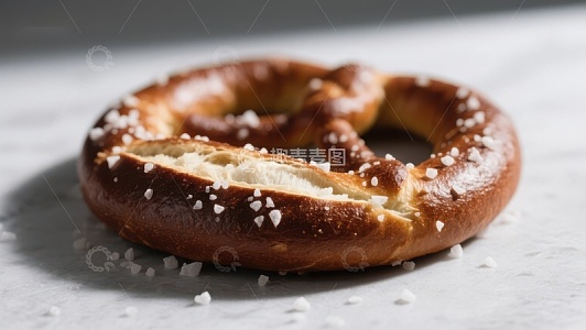新鲜出炉的椒盐软 Pretzel