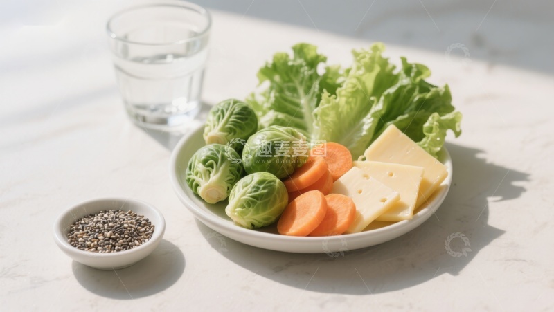 高清大图下载【趣麦麦图】健康食材组合摆盘