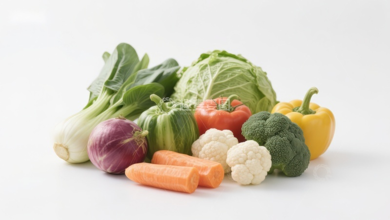 高清大图下载【趣麦麦图】新鲜蔬菜组合展示