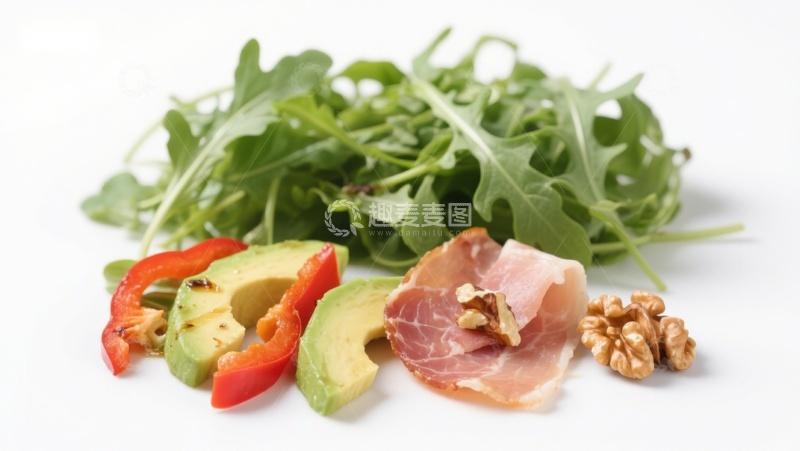 高清大图下载【趣麦麦图】新鲜沙拉食材组合